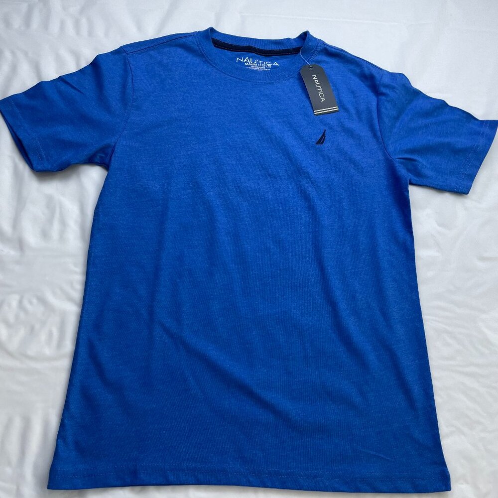 NWT Nautica Blue Boys T-Shirt Size M